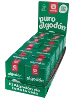 Pack x 10 Estuches de Algodón ALVE 10 g + Display